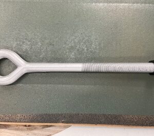 J9514TA14" OVAL EYE BOLT/6" THREAD LENGTH - 3/4"